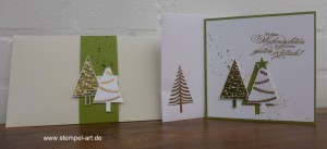 Weihnachtskarten Christbaumfestival Stampin up nach StempelART, Ein duftes Dutzend, Georgeous Grunge  (8)