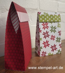 Stampin up Geschenktüte aus Designerpapier mit dem Stampin up Papierschneider nach StempelART