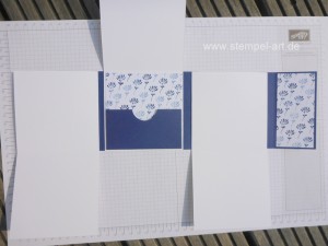 Minialbum nach StempelART, Stampin up, bebilderte Anleitung, Tutorial, Magnetverschluss, Blumenboutique