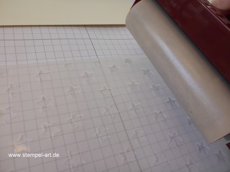 Tolle Technik!!! Brayering Embossing Folders Technique StempelArt