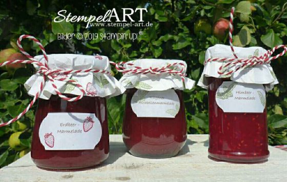 Fang Dir den Sommer ein! selbstgekochte Marmelade… StempelArt
