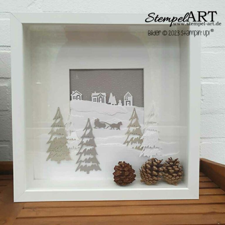 Zeitzone LED Bild Schneelandschaft Park – Beleuchtetes Winterlandschaftsbild 38x58 Cm, Mit Warmweißen & Flackernden Lichtern – Weihnachtsdeko
